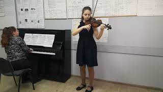 Zaplitnîi Ilona-Matrona, 12 ani, clasa 6 vioara  Concert nr. 8 P. Rode ( prima parte )