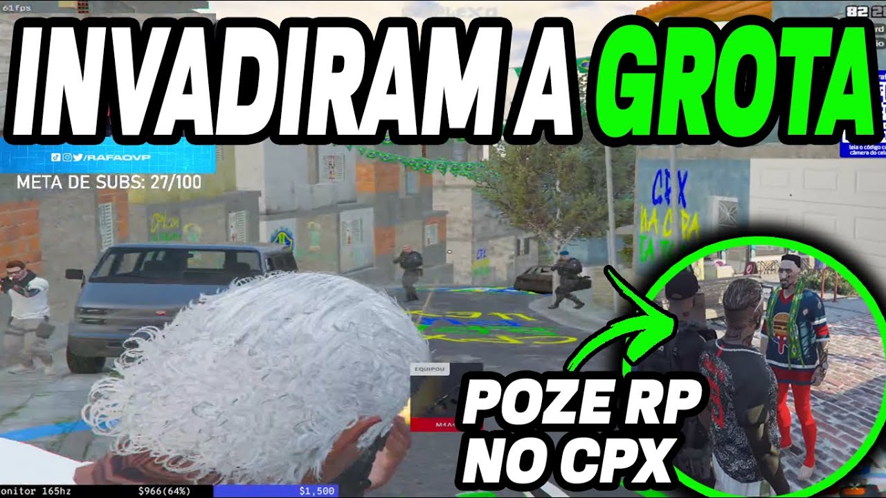 A PM TODA INVADIU A FAVELA DA GROTA!! POZE RP NO COMPLEXO!! DEU RUIM ...