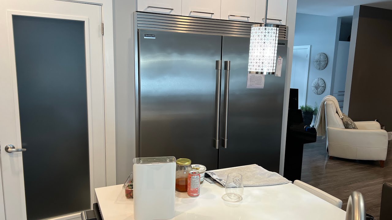 Frigidaire professional fridge not cooling , unit inspection done - YouTube