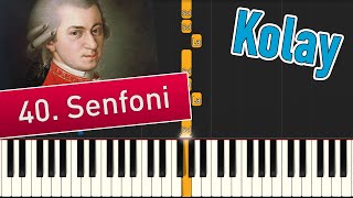 Mozart - 40. Senfoni - Kolay Piyano Nasıl Çalınır Resimi