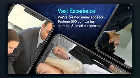 Create a 3d mobile app animation advertisement video