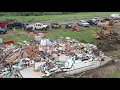 4-13-2020 Walthall County, Ms Astonishing tornado damage, homes gone, trees shredded, drone