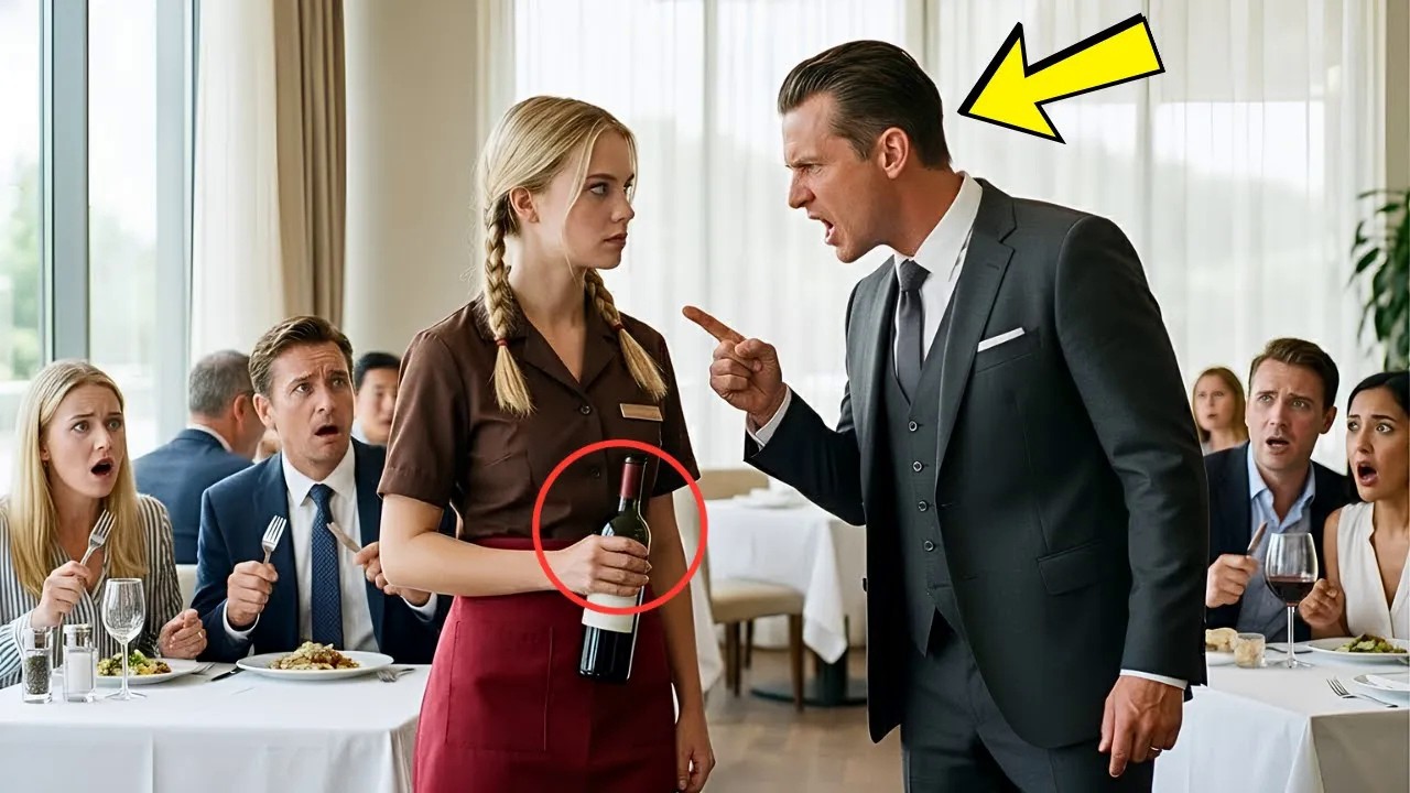 „Schrei mich noch mal an, dann ist Schluss!“ Kellnerin warnt Milliardär – alle schockiert