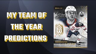 NHL 24 - My Predictions for Team of the Year