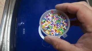 Whirlpool inside the case Blue Color and Multicolor small balls