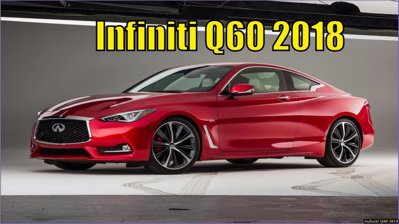 Infiniti Q60 2018 Red Sport Exterior And Interior Review