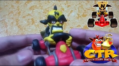 Sculpting Dr. Neo Cortex from Crash Team Racing with Modeling Toy Clay