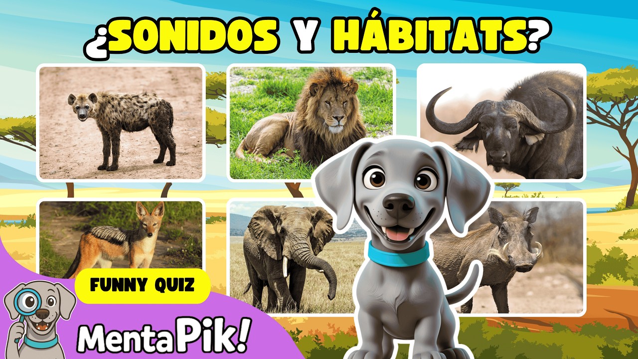 🦁🐾¿De Quién Es Este Sonido? Animales, Hábitats y Datos Curiosos