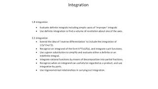 A-level Mathematics 9709: Integration introduction