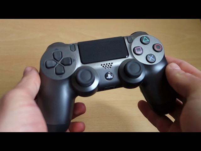 New Steel Black PS4 Controller Unboxing - YouTube