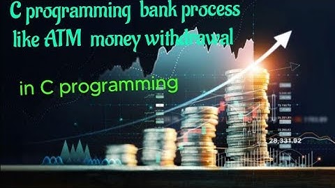 Develop a Program in C to perform some banking operations credit debit and check  balance.