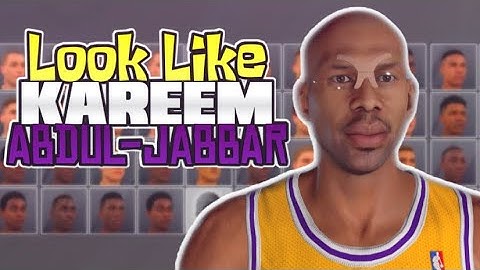Most Accurate Kareem Abdul-Jabbar Face Creation!!! NBA2K20