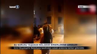 Su Sorunu Yaşanan Bölgede Birbirlerine Girdiler