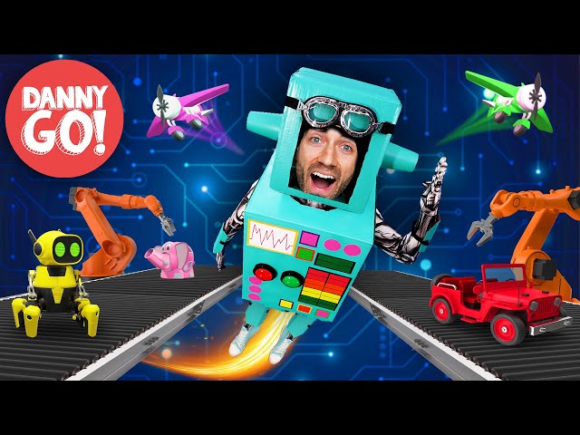 “Robot Energy!” Toy Factory Adventure 🤖⚡️ Robot Dance Brain Break | Danny Go! Songs for Kids class=