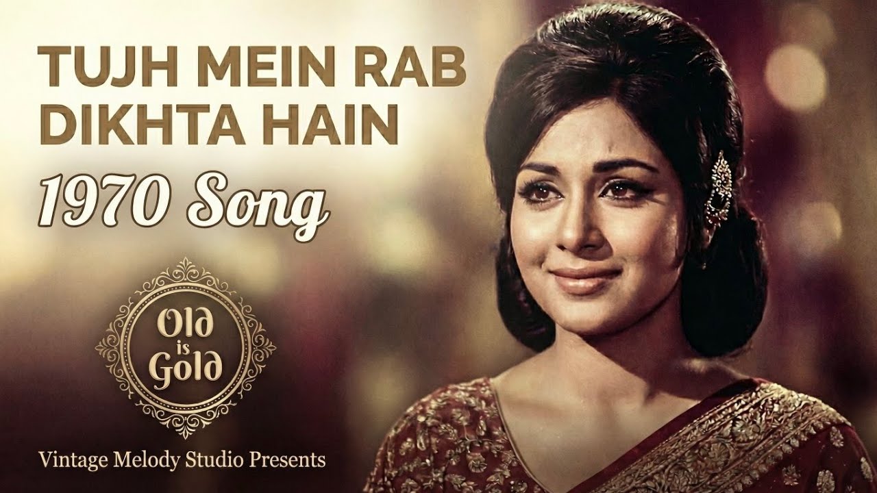 Tujh Mein Rab Dikhta Hai | 70s Bollywood Romantic Song | Vintage Melody Studio