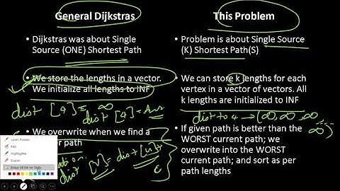 13 Graph Theory:: Dijkstras with CSES 13 Flight Routes (1196) Single Source Shortest PathS Modified