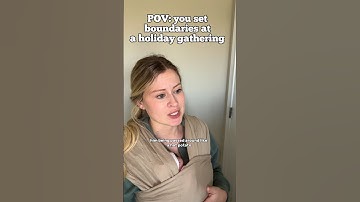 Embrace those boundaries with confidence this holiday season! #boundaries #postpartum #newborn