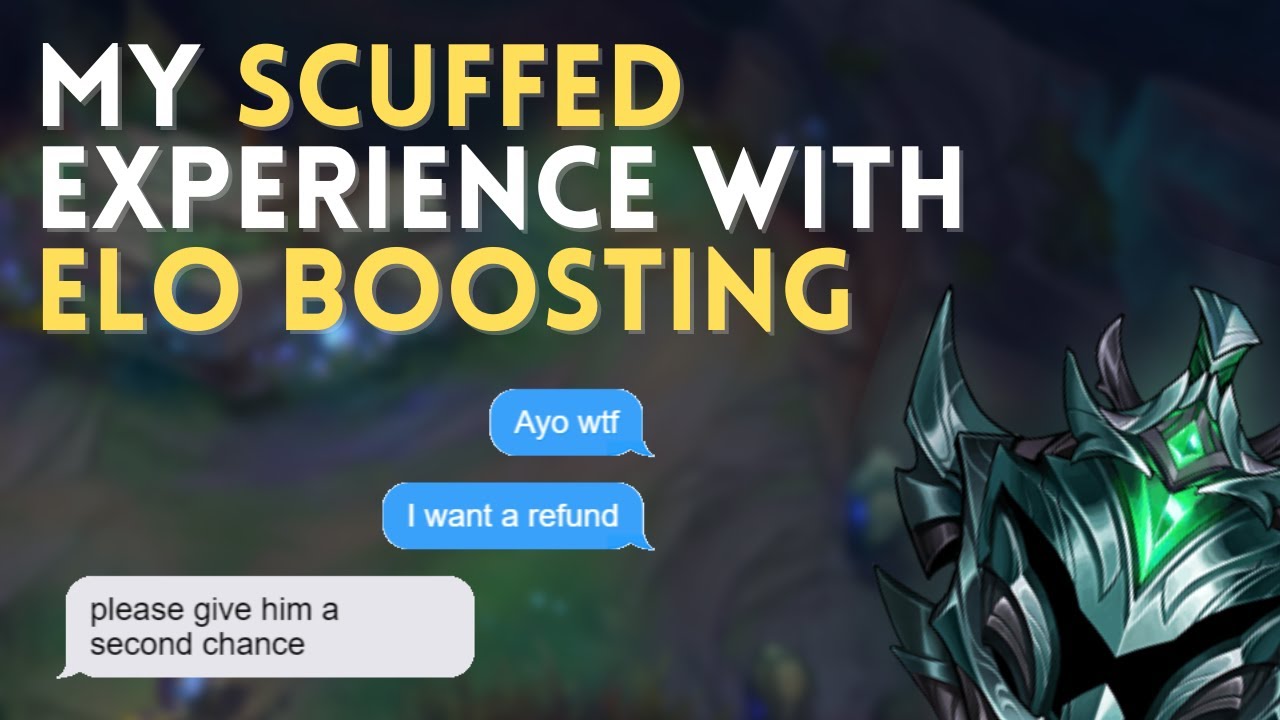 My Experience With Elo Boosting | League Of Legends