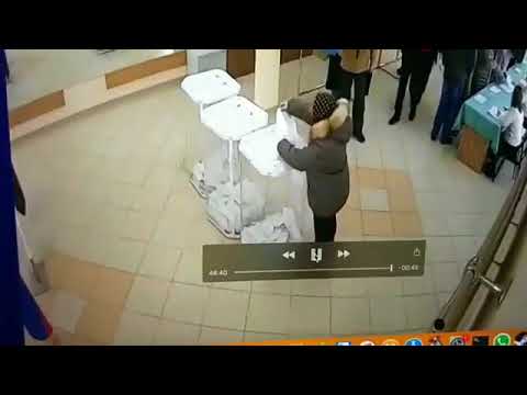 вброс бюллетеней в Алексеевке, Белгородская область, УИК № 6
