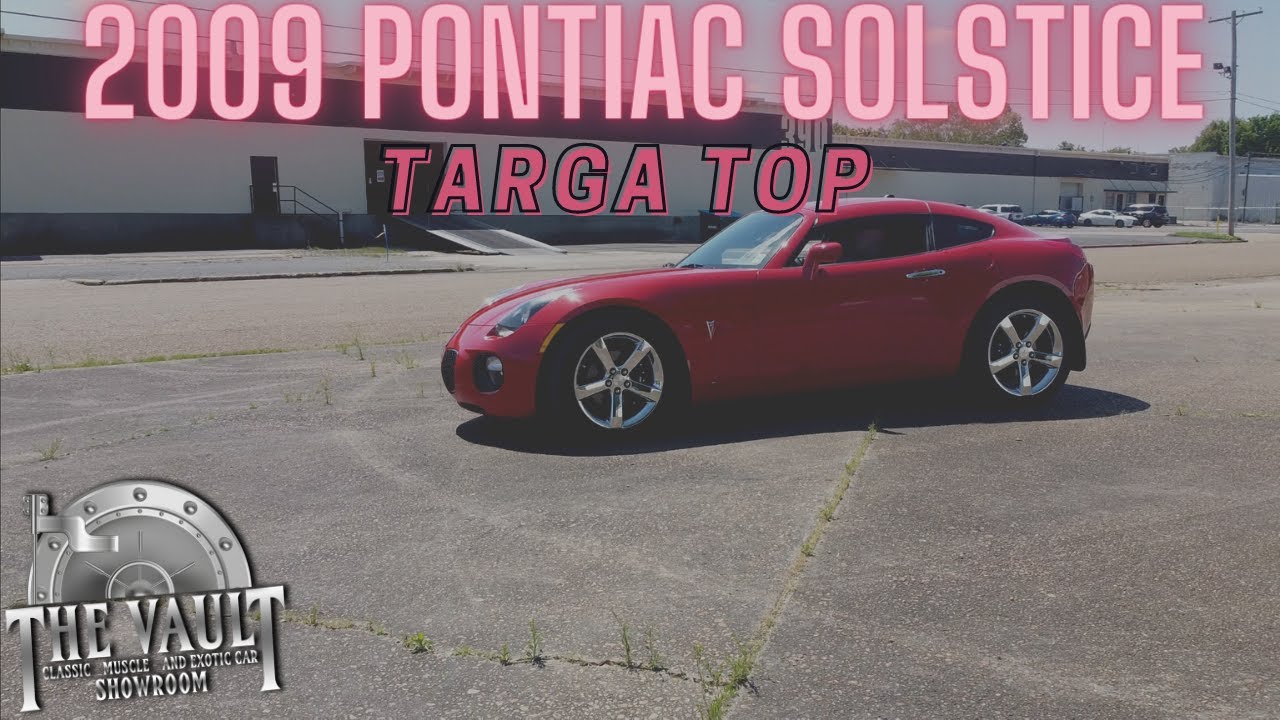 2009 Pontiac Solstice GXP Targa