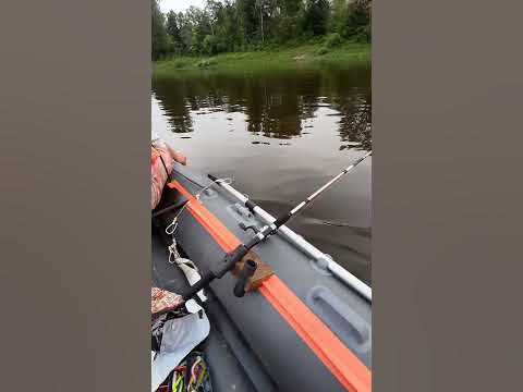 Держатель для спиннинга на пвх лодку, троллинг - YouTube