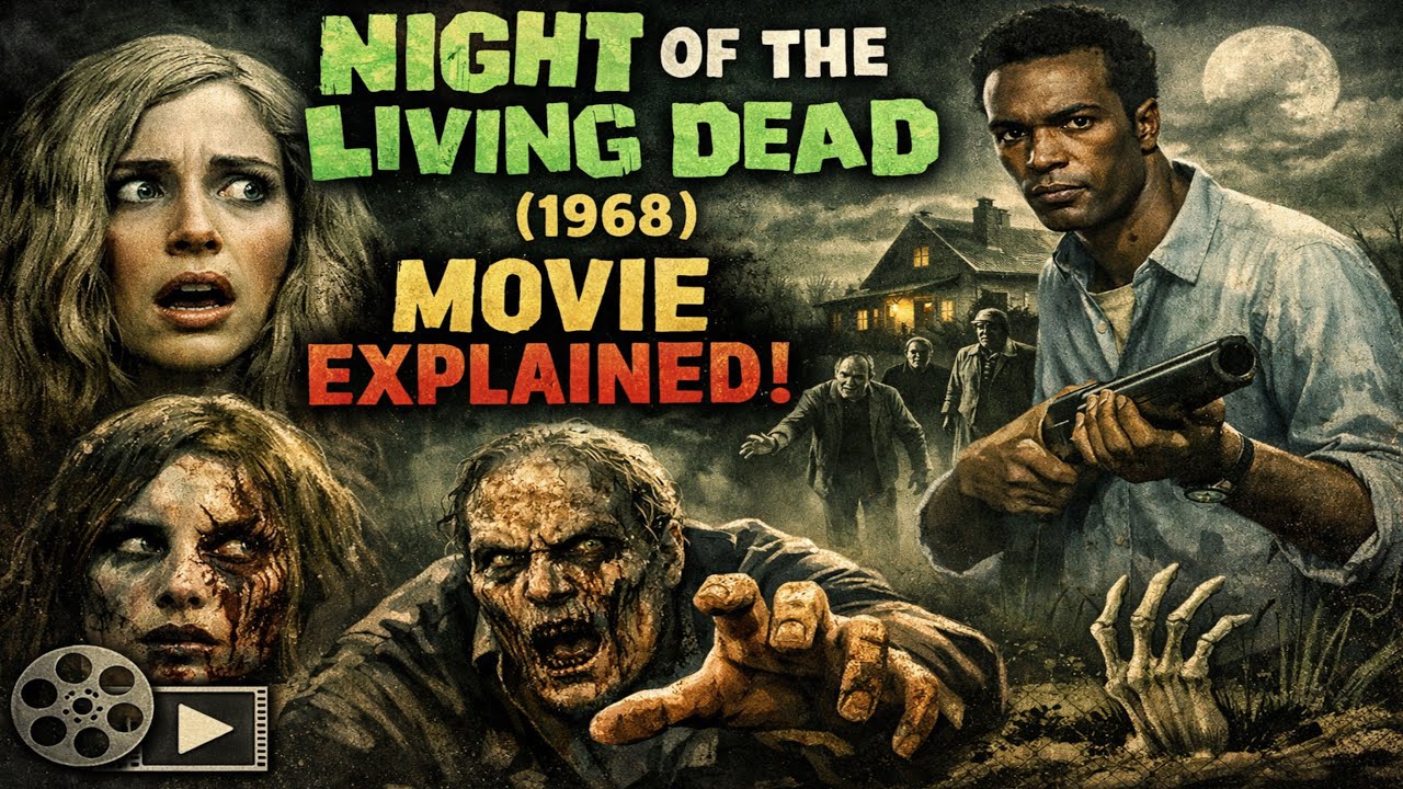 Night of the Living Dead (1968) Explained in Hindi | Zombie Horror Movie