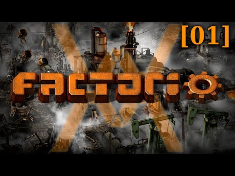 Прохождение Factorio 1.0 - Рельсовый мир [01] - Парковка