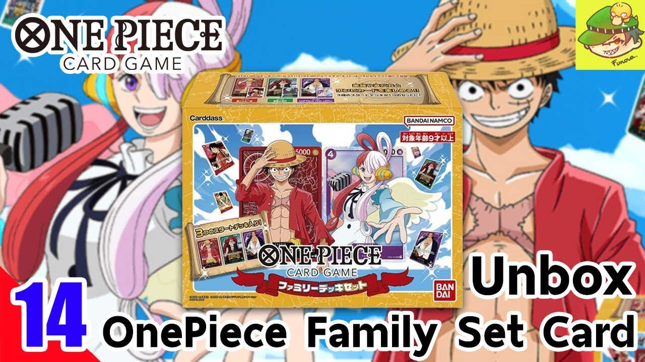 Unbox One Picec Family Set Card[One Piece TCG]14 YouTube