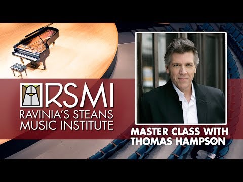 Download Thomas Hampson, Master Class: Ravinia's Steans Music Institute, 2018