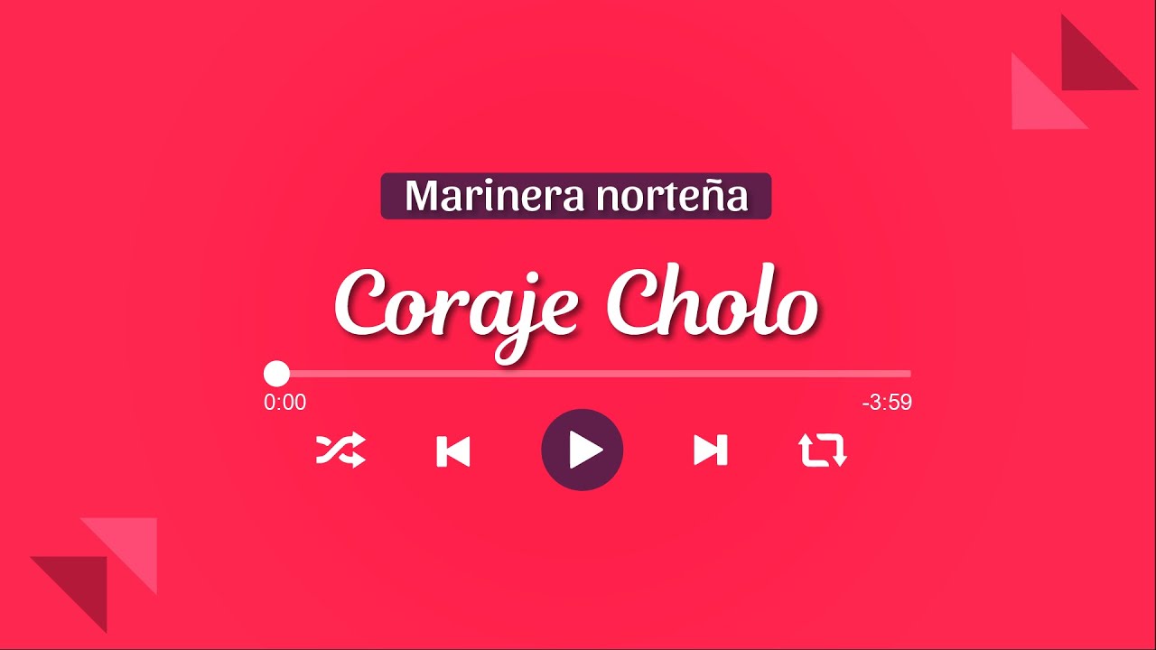 CORAJE CHOLO | Marinera Norteña con Banda 🎺