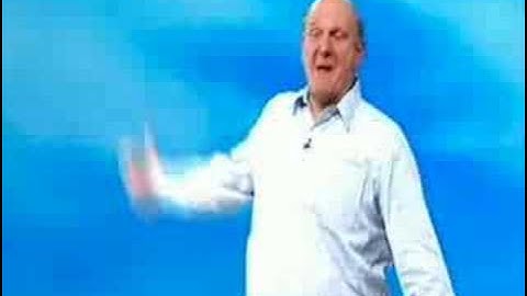 Steve Ballmer: Web developers @ Mix 08 [good audio]