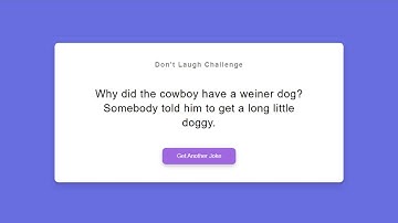 Dad Jokes Generator with JavaScript - Don