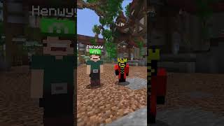 Screenie with shadowapples and Henwy! #minecraft #henwy #shadowapples #viral