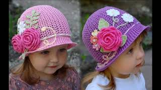 PERFECT 💯👌very easy.Children&#39;s summer knitted panama caps