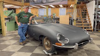 FOR SALE  1961 Jaguar EType 'Outside Bonnet Latch' Project  VERY EARLY Canadian LHD OTS
