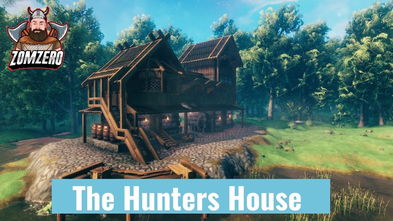 Valheim Hearth & Home The Hunters House Build (Timelapse) YouTube