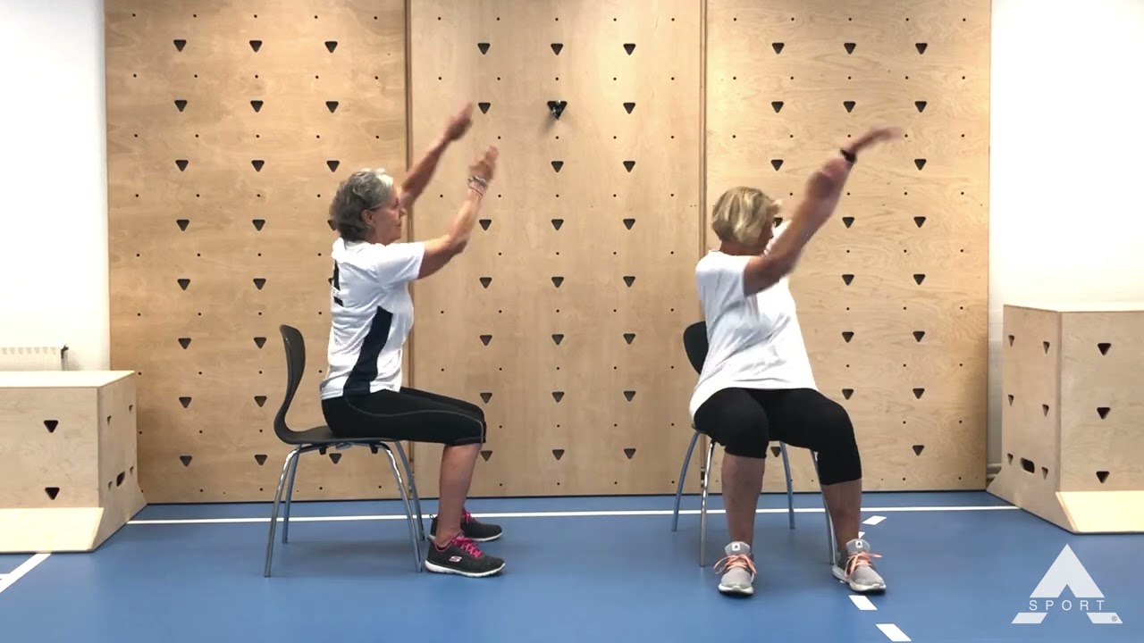 Motion for seniorer: stolemotion - svinge armene i ottetaller