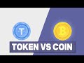 The Difference Between A Crypto Coin &amp; Token Explained (Whiteboard Animated)