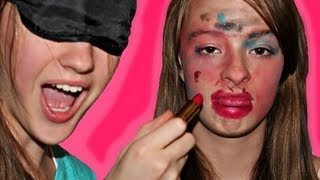 Blindfolded Makeup Challenge!!!