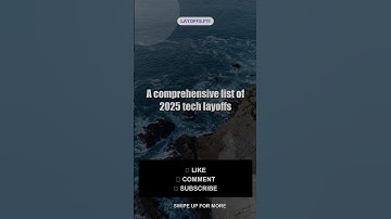 🚀💡 Tech Layoffs 2025: The AI Connection Explained! #shorts #news #trending #layoffs