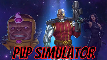 Marvel Puzzle Quest: PVP SIMULATOR DEATHLOCK | ECHO | M.O.D.O.K