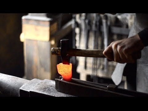 CLAMP FOR AXE MAKING AND MORE - BLACKSMITH TOOL