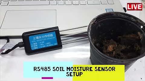 RS485 Soil Humidity Temperature sensor  : miniature innovation
