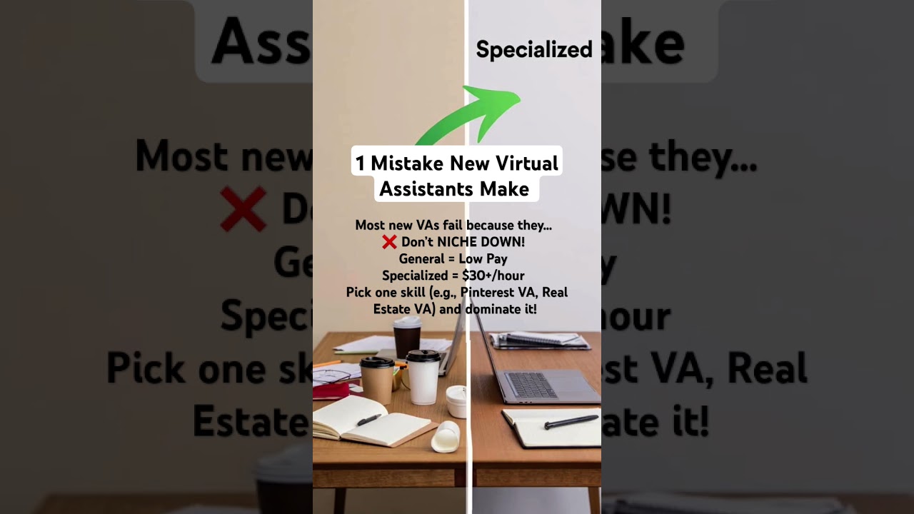 1 Mistake New Virtual Assistants Make. 