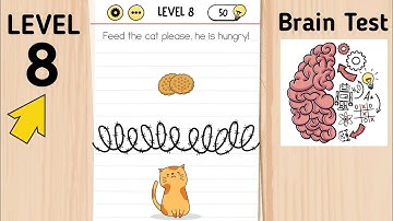 Brain Test Level 8 Faced The Cat Please, He is Hungry!