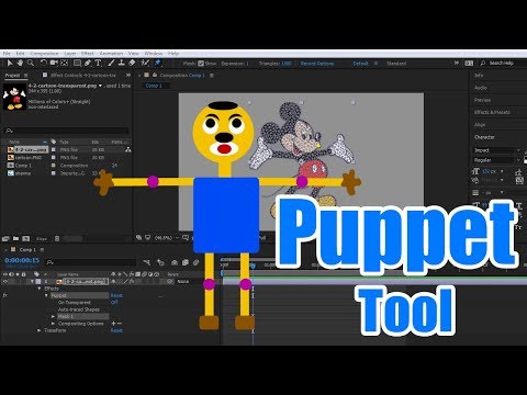 #Ae-26 Animation with Puppet Tool in Adobe After Effects [in HINDI]
