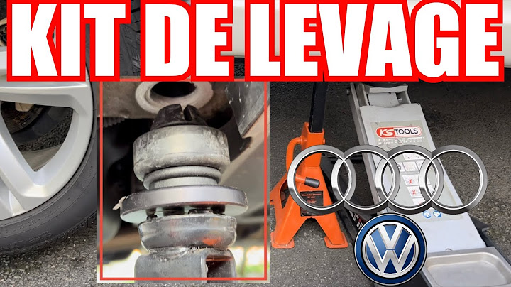 Kit de levage Volkswagen - Audi (Lever sa voiture avec un cric et placer sa chandelle en même temps)