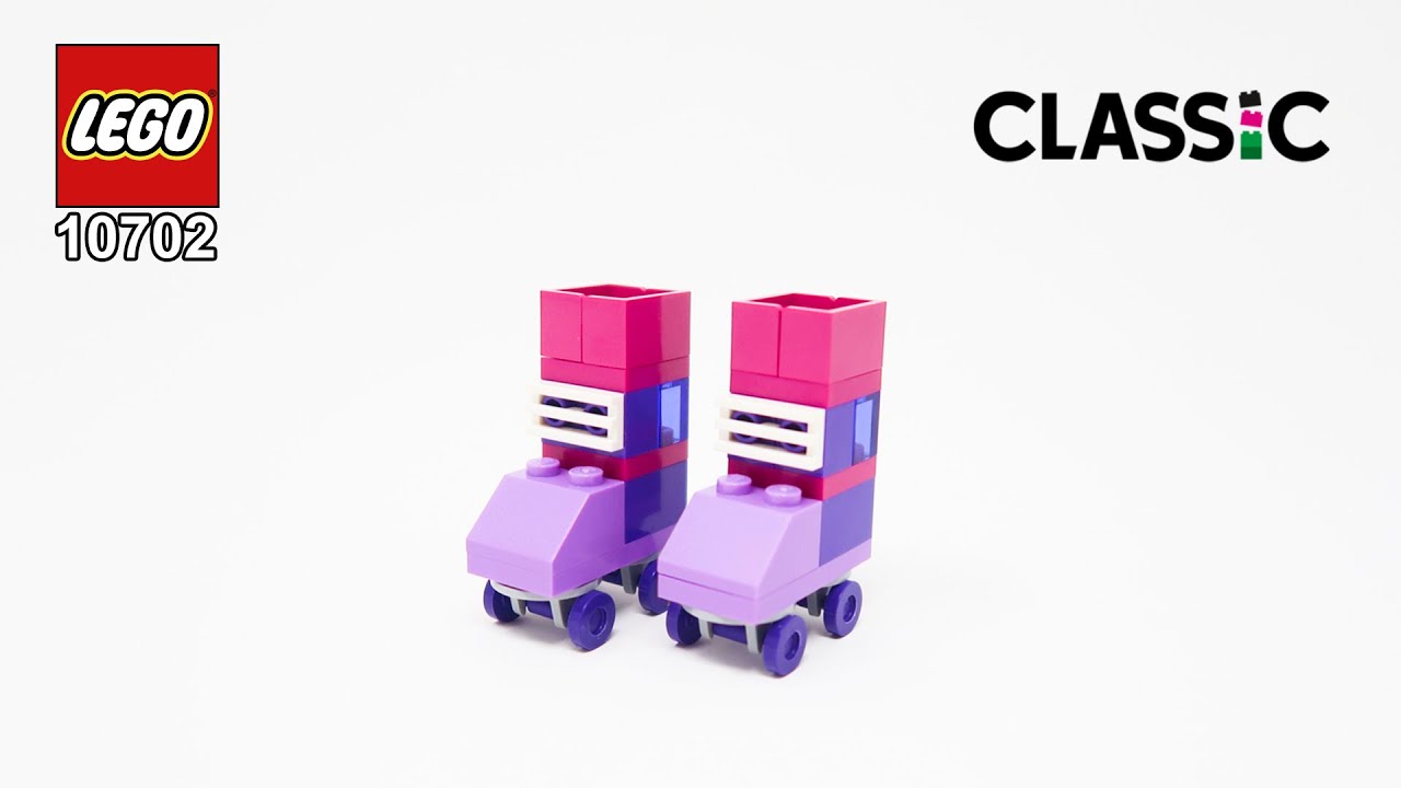 LEGO Classic 10702 Roller Skates Building Instructions YouTube