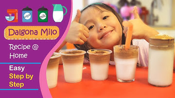 Dalgona Milo Recipe: Easy Step by step (Trending Korean Recipe)
