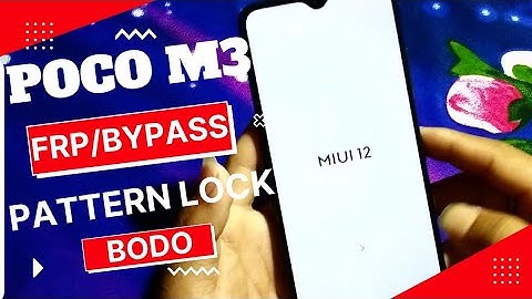 POCO M3📱FRP BYPASS ANDROID 11 | POCO M3 GOOGLE ACCOUNT REMOVE MIUI 12.5.5 FRP REMOVE IN BODO ||